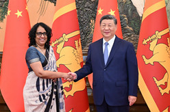 习近平会见斯里兰卡总理