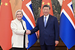 习近平会见冰岛总统