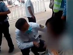 云南呈贡女子坠入东大河 警民联手救助