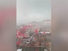 龙卷风突袭巴黎以北地区 塔吊倒塌致多人死伤