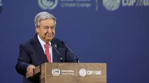 古特雷斯:全球变暖正把地球推向危险边缘