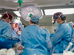 美国一男子接受猪肾脏移植近9个月