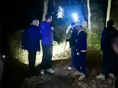 不带光源进山 三波游客秦岭山中迷路