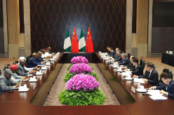 李强会见尼日利亚众议长