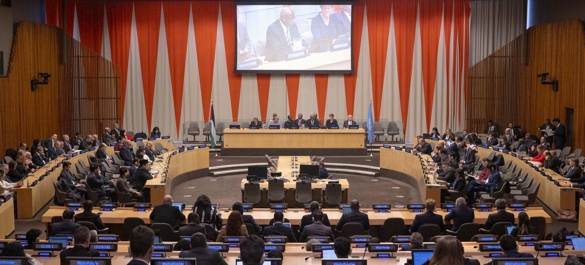 联合国举行“声援巴勒斯坦人民国际日”纪念大会