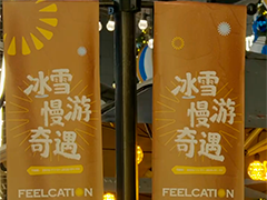 迎新年促消费 上海新天地开启"冰雪慢游奇遇"