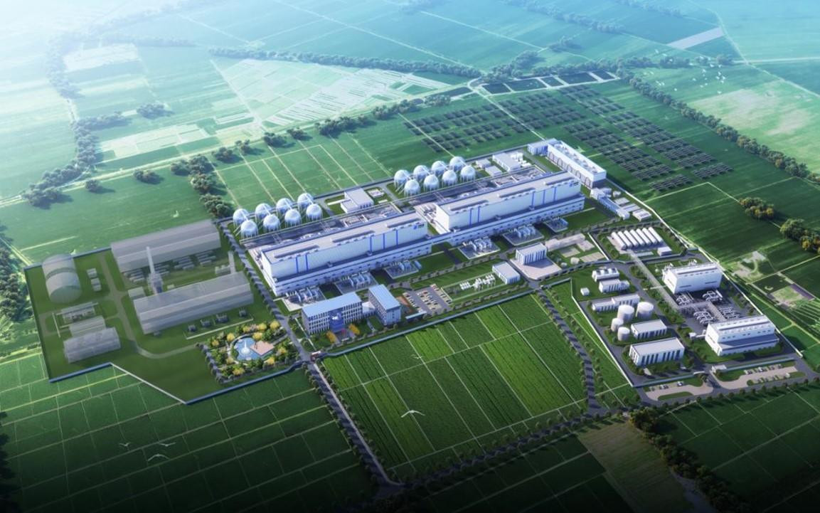 世界最大压缩空气储能电站完成透平机吊装