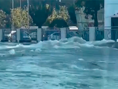 杭州供水主管突发破裂 多部门开展抢修