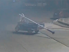 湖北黄冈女子盗窃路灯当废品卖 人赃并获被行拘