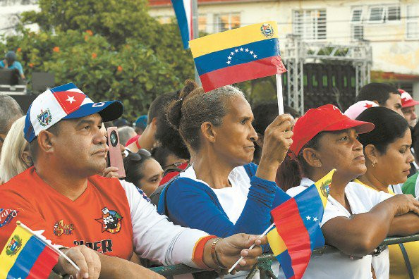 拉美多国举行声援委内瑞拉活动