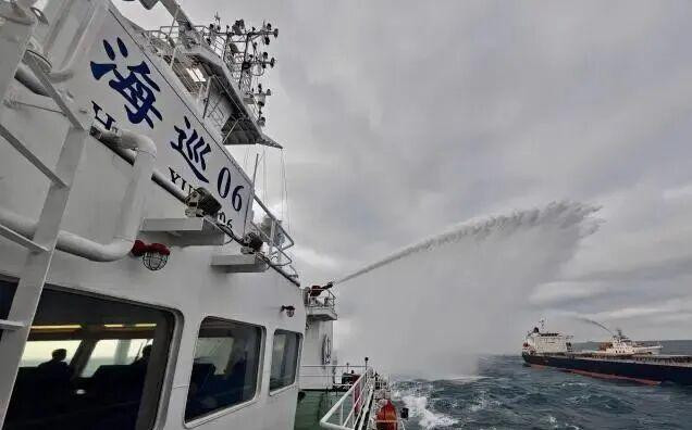 海事部门在台湾海峡南部举行首次搜救应急演练
