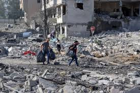 恶劣天气席卷加沙 流离失所者无能为力