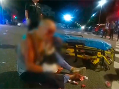 北京昌平司机醉驾上路陷入昏睡