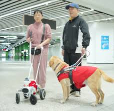 深圳地铁试点启用智能导盲犬 为全球轨交行业首例