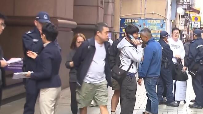 香港中环发生劫案 3人持刀抢走10亿日元现金