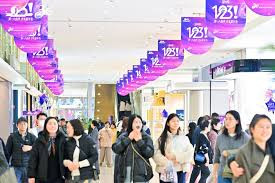 上海年末消费热潮涌动 黄金服饰销售火爆