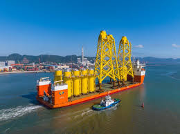 中国建造欧洲最大单机容量海上风电导管架交付 核心结构100%国产化建造