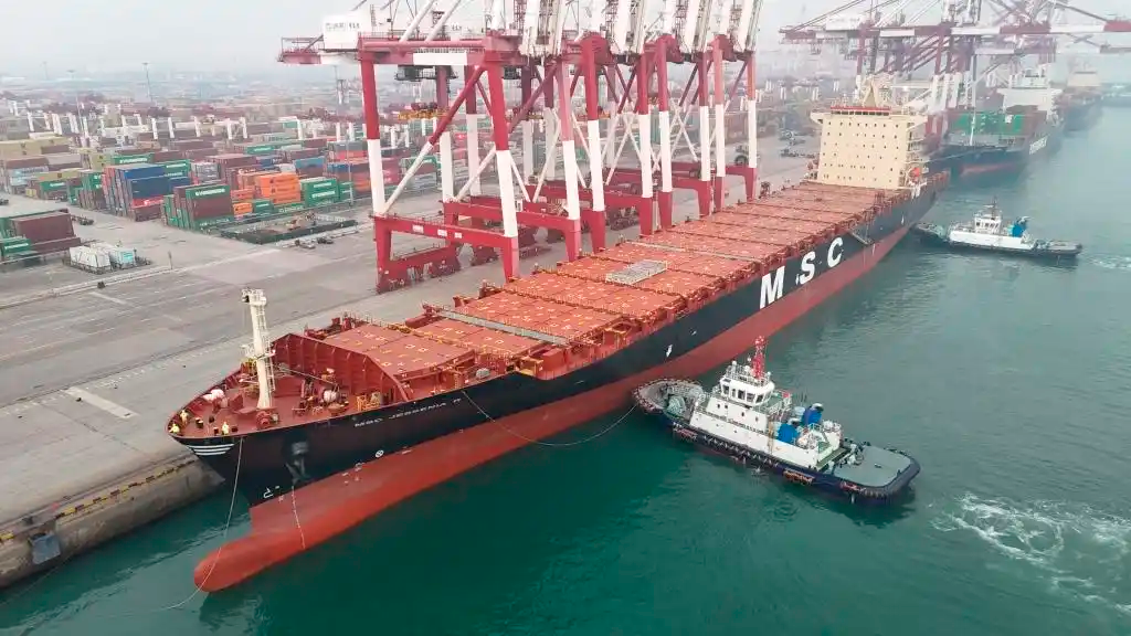 青岛港直航澳大利亚航线开通