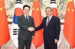 李强会见韩国总统