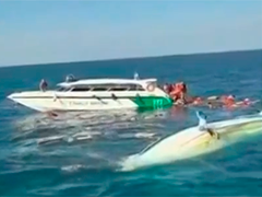 泰国南部快艇与渔船相撞致多名游客受伤