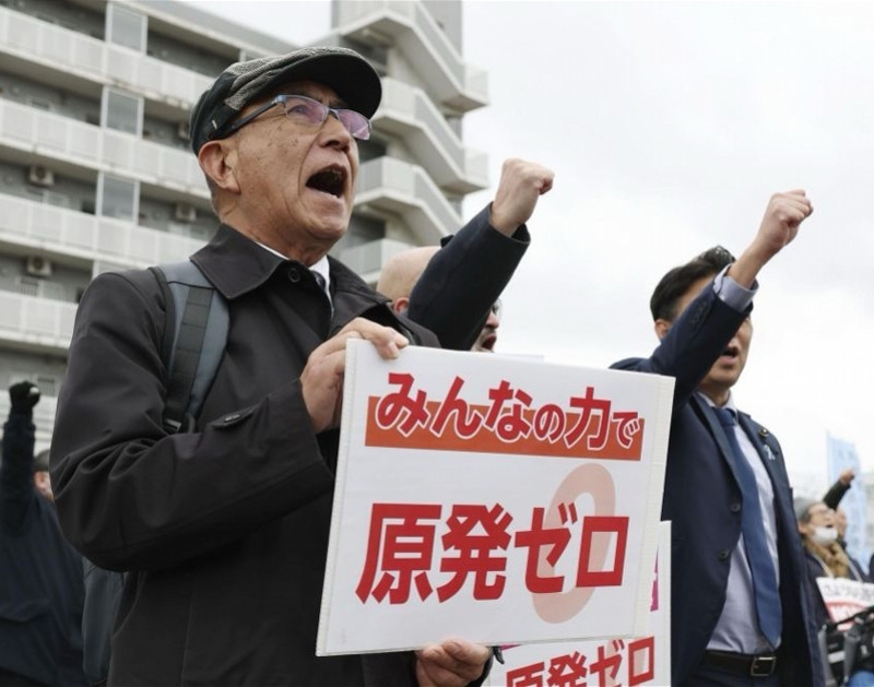 日本多个民间团体反对重启柏崎刈羽核电站