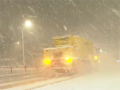 山东半岛遭遇2026年首场冷流暴雪 威海24小时新增积雪厚度21厘米