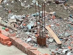 别墅开挖地下室 整改回填草草了事?