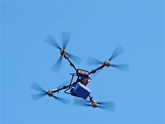 浙江宁波 低空通道架起海岛物流"空中桥梁"