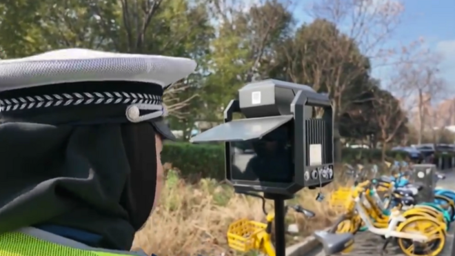 上海黄浦 严查非机动车超速 智能测速"上岗"抓拍