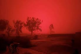 沙尘暴席卷澳大利亚新南威尔士州内陆