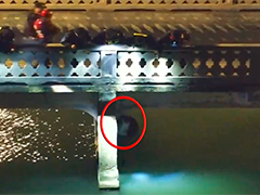 男子酒后坠湖 警方巧用无人机热成像锁定救援