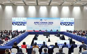 广东广州 2026年亚太经合组织第一次高官会开幕