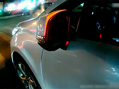 酒驾昏睡路中央 民警破窗救援