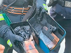 江苏泰州老人家中起火 消防“救出”七万元现金