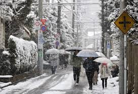 日本大范围降雨导致积雪消融 引发灾害风险上升