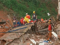 巴西东南部暴雨引发洪水和山体滑坡 至少23人死亡47人失踪
