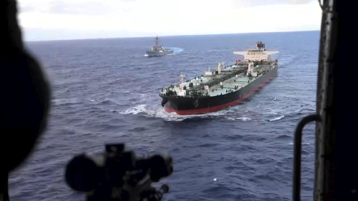美国防部称在印度洋拦截一艘油轮