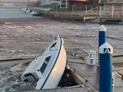 连续40天降雨创纪录 法国多地遭遇洪涝