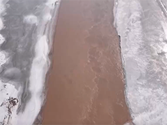 黄河开河 局部河段存在冰塞卡冰等风险