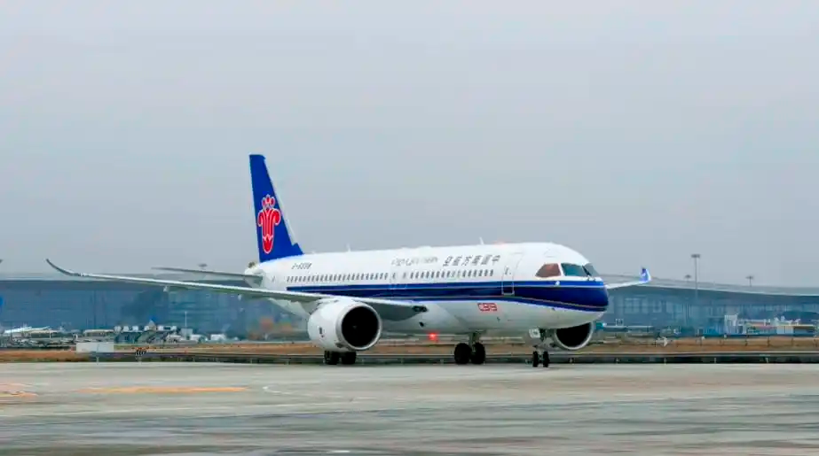 C919入列南航满十架 国产大飞机运营加速