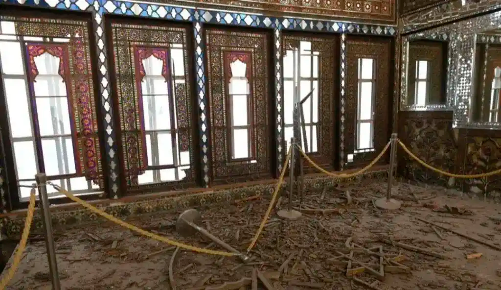 伊朗世界文化遗产古莱斯坦宫在空袭中受损