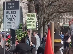 全美多地民众连日抗议 谴责美以打击伊朗