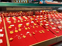 深圳水贝首饰金价持续高位