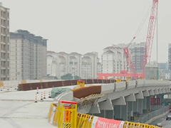 上海漕宝路快速路加紧建设 预计明年建成通车