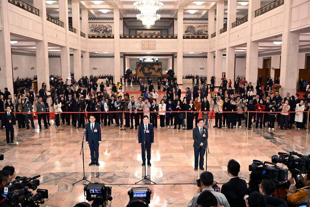 全国政协十四届四次会议首场"委员通道"开启