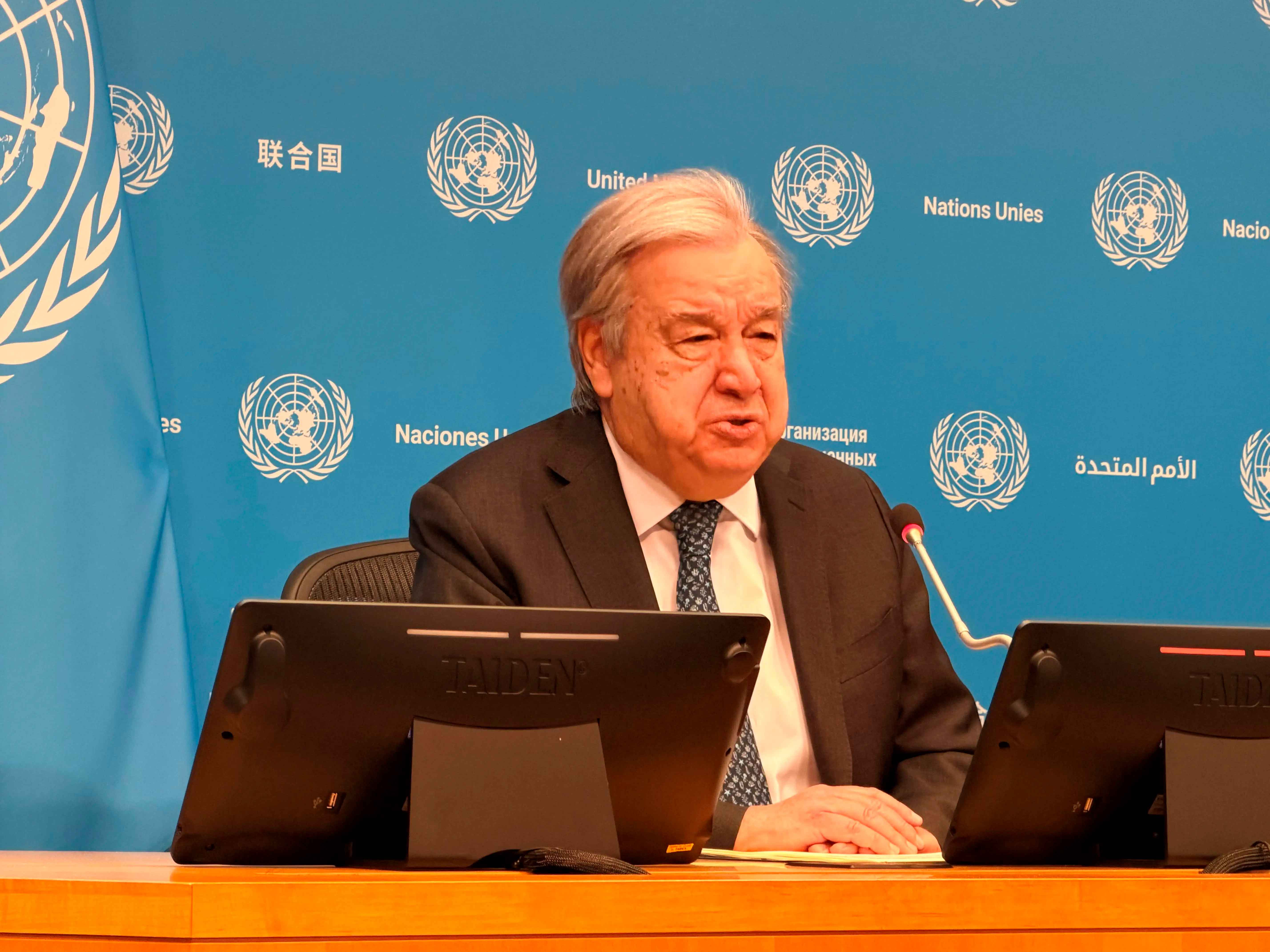 联合国秘书长担忧全球能源供应受冲击