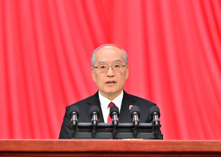 十四届全国人大四次会议第二次全体会听取最高法工作报告 2025年最高人民法院结案31958件