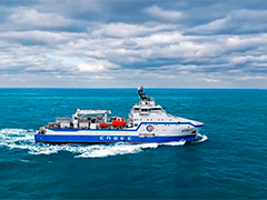 我国首艘集成式大型压裂船正式交付