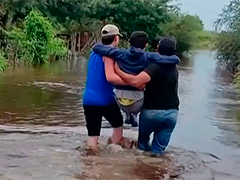 阿根廷北部持续暴雨引发洪灾 当地学校已停课三日