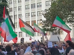 澳大利亚 悉尼民众举行示威 抗议美以军事行动